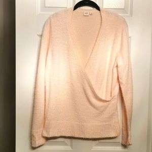 Gap Petite - Size Medium - Faux wrap ballet sweater